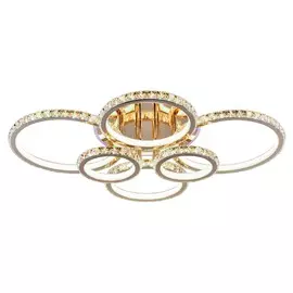 Светодиодная диммируемая люстра с ПДУ и RGB подсветкой Profit Light 18052/6 FGD