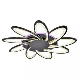 Светодиодная диммируемая люстра с ПДУ и RGB подсветкой Profit Light 8014/9 PBK