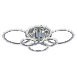 Светодиодная диммируемая люстра с ПДУ и RGB подсветкой Profit Light 18027/6 CHR