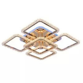 Светодиодная диммируемая люстра с ПДУ Profit Light 18029/4+1 FGD 140W+12W RGB