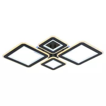 Светодиодная диммируемая люстра с ПДУ Profit Light 8882/2+2 GRP 104W+8W RGB