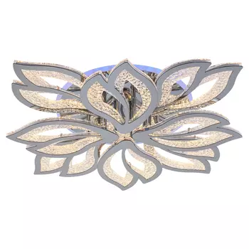 Светодиодная диммируемая люстра с ПДУ Profit Light 8045/4+4 CHR