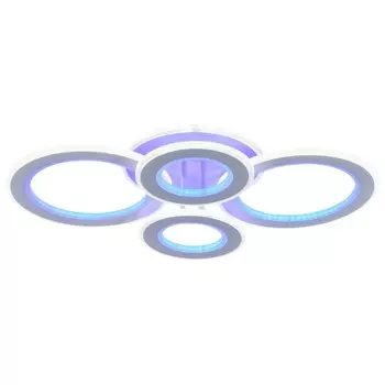 Светодиодная диммируемая люстра с ПДУ Profit Light 8005/2+2 WHT