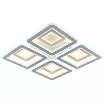 Светодиодная диммируемая люстра с ПДУ Profit Light 8009/4+4 WHT D