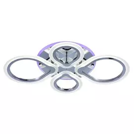 Светодиодная диммируемая люстра с ПДУ Profit Light 8013/2+2 CHR