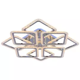 Светодиодная диммируемая люстра с ПДУ Profit Light 8015/8 CHR 224W+11W RGB