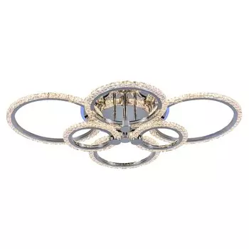 Светодиодная диммируемая люстра с ПДУ Profit Light 8027/6 CHR