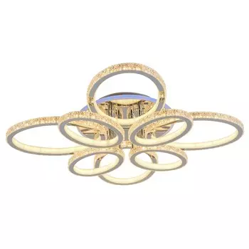 Светодиодная диммируемая люстра с ПДУ Profit Light 8033/4+4 CHR