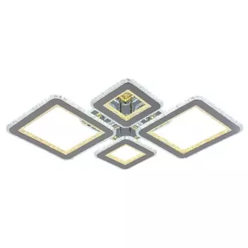 Светодиодная диммируемая люстра с ПДУ Profit Light 8041/2+2 CHR