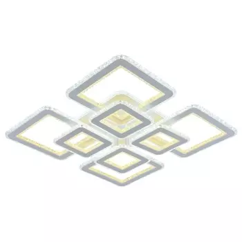 Светодиодная диммируемая люстра с ПДУ Profit Light 8041/4+4 WHT B