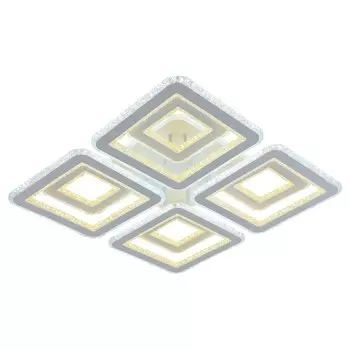 Светодиодная диммируемая люстра с ПДУ Profit Light 8041/4+4 WHT C