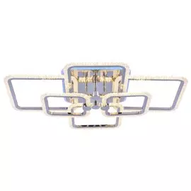 Светодиодная диммируемая люстра с ПДУ Profit Light 8060/6 CHR 196W+10W RGB