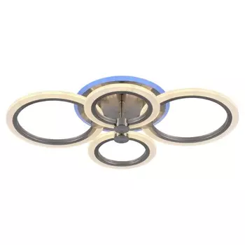 Светодиодная диммируемая люстра с ПДУ Profit Light 8076/4 NKL