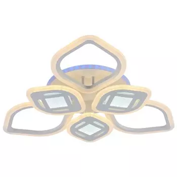 Светодиодная диммируемая люстра с ПДУ Profit Light 8439/3+3 WHT 150W+8W RGB