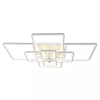 Светодиодная диммируемая люстра с пультом Profit Light 18070/8 WHT 316W (BL+YL)