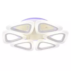 Светодиодная диммируемая люстра с пультом Profit Light 10007/6 WHT 84W+11W RGB