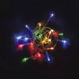 Светодиодная гирлянда Feron CL555 линейная разноцветная 2м + 0.5м с питанием от батареек 26762