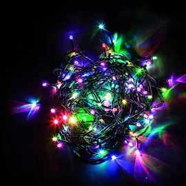 Светодиодная гирлянда Feron CL03 линейная 4м +1.5м 230V разноцветная c питанием от сети 32289