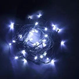 Светодиодная гирлянда Feron CL03 линейная 4м +1.5м 230V синий c питанием от сети 32293