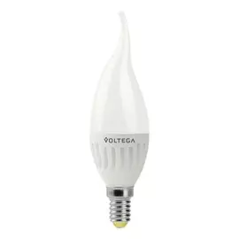 Светодиодная лампа E14 6W 2800К (теплый) Candle Voltega 4692