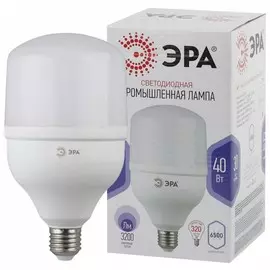 Светодиодная лампа Е27 40W 6500К (холодный) Эра LED POWER T120-40W-6500-E27 (Б0047644)