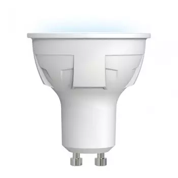 Светодиодная лампа GU10 6W 4000K (белый) Uniel LED-JCDR 6W-NW-GU10-FR PLP01WH (UL-00002421)