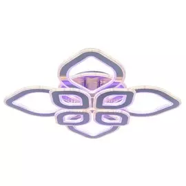 Светодиодная люстра с ПДУ Profit Light 8006/4+4 NKL 206W+160W BL+YL