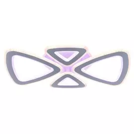 Светодиодная люстра с ПДУ Profit Light 8008/2+2 WHT 116W+84W BL+YL