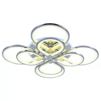 Светодиодная люстра с пультом д/у Profit Light 8000/4+4 CHR