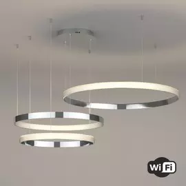 Светодиодная люстра с управлением Wi-Fi Eurosvet Smart Posh 90275/3 хром (a048449)