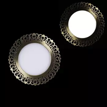 Встраиваемый светодиодный светильник Reluce 52506-9.0-001RD LED6W ABN (1398458)