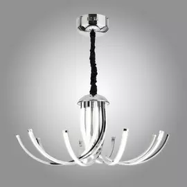 Светодиодная подвесная люстра 90047/10 хром ЕВРОСВЕТ