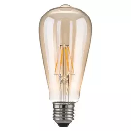 Светодиодная Ретро лампа Classic FD 6W 3300K E27 (ST64 тонированный) Electrostandart (a037176)