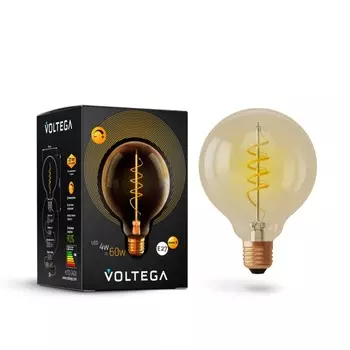 Ретро лампа Е27 4W 2000К (теплый) Loft LED Voltega 7076