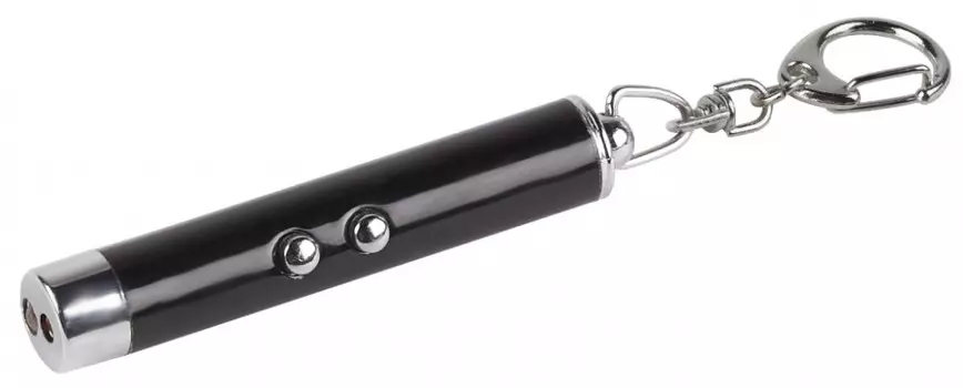 Светодиодный фонарь-брелок на батарейках. Лазерная указка. Дальность луча - 7 м. ЭРА BB-602 (Б0030182)
