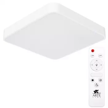 Светодиодный настенно-потолочный светильник с ПДУ Arte Lamp A2663Pl-1WH