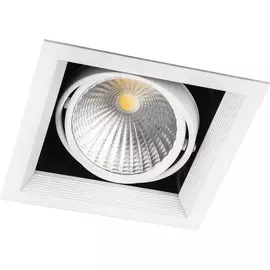 Встраиваемый карданный светильник Feron AL211 1x30W 4000K 35 градусов ,белый 29779