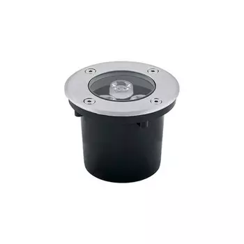 Светодиодный светильник тротуарный (грунтовый) Feron SP2801 3W, 3000К, AC12-24 D100*H80mm,вн.диаметр:70m (48452)
