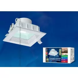 Светодиодный встраиваемый светильник Uniel ULT-D02C-10W/NW WHITE (8579)