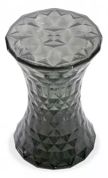 Стул-пуф Stone прозрачный серый Bradex Home FR 0055