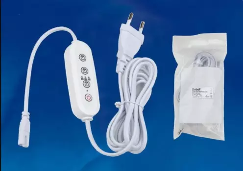 Таймер с вилкой и разъемом L,N,G для фито светильника 2м Uniel UST-E33 (UL-00006493)