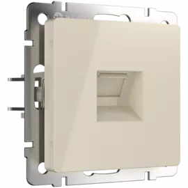 Телефонная розетка (слоновая кость) RJ-11 Werkel WL03-RJ-11-ivory (a028895)