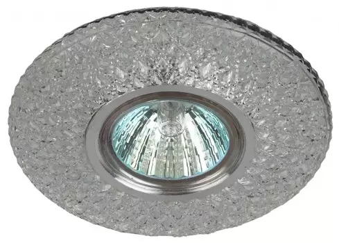 Встраиваемый светильник c LED подсветкой Эра DK LD33 SL/WH (Б0036505)