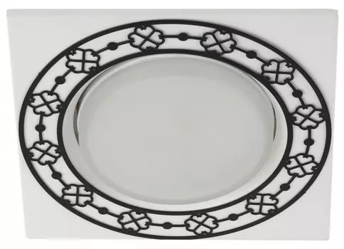 Точечный светильник ЭРА KL78 WH/BK Б0037367