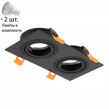 Точечный светильник с лампочками CRYSTAL LUX CLT 002C2 BL+Lamps