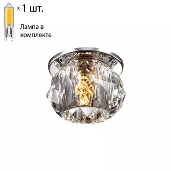 Точечный светильник с лампочкой Novotech 369725+Lamps