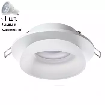 Точечный светильник с лампочкой Novotech 370722+Lamps