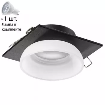 Точечный светильник с лампочкой Novotech 370723+Lamps