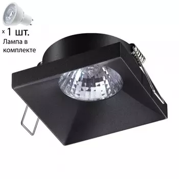 Точечный светильник с лампочкой Novotech 370741+Lamps