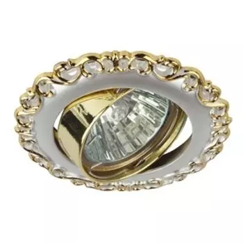 Точечный встраиваемый литой поворотный светильник Эра KL59 А SL/GD Б0017105